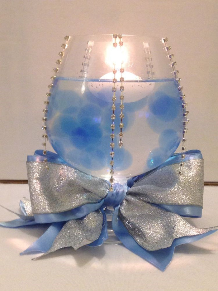 Floating Blue Translucent Gels Color Accents- Fills 1 Gallon of the Floating Gels for Your Vases