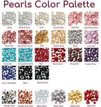 Up To 75pc Floating Custom/Sample Pack- Choose your Colors of Pearls, Gems, and Sizes- Fills 1 gallon for Your Vases- Includes Floating Transparent Gels with Measured Prep Bag